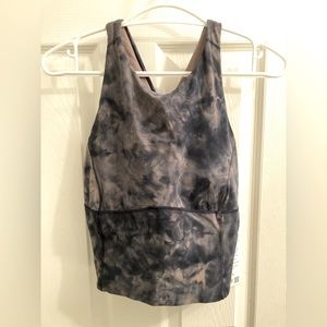 Lululemon Key to Balance Tank sz 8 - Diamond Dye Lunar Rock True Navy
